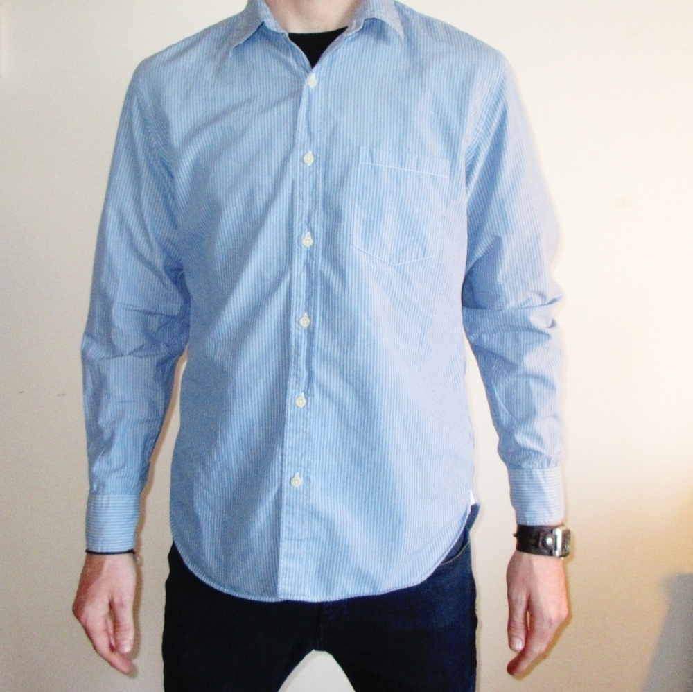 J. Crew Slim Fit Button Down Shirt Size Medium Blue
